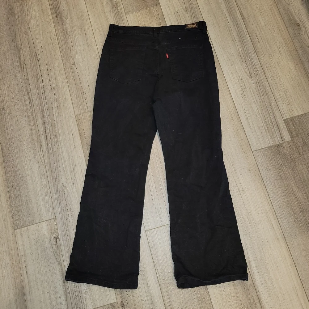 LEVI'S PERFECTLY SLIMMING BLACK BOOT CUT 512 JEANS SIZE 12P